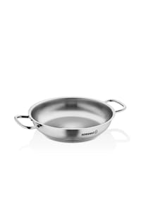 KORKMAZ - Korkmaz Proline Paella Bratpfanne ø40 cm - 18/10-Edelstahl - 8L - Silber 40 x 7 cm