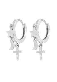 Adelia's Cross Collection - Anhänger – Kreuz Kreuzanhänger aus 925 Silber - silber