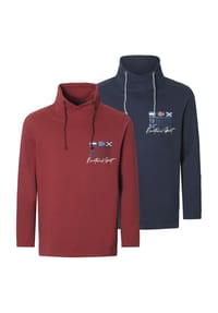 JAN VANDERSTORM - Doppelpack Sweatshirt LARSVIK - dunkelblau