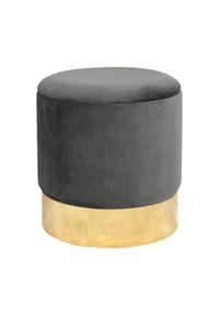 Akord - Golden Pouf mit Stauraum - beige