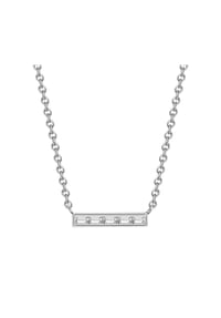 GLANZSTÜCKE MÜNCHEN - Damen Kette aus 925/- Sterling Silber in Silber mit Zirkonia - silber