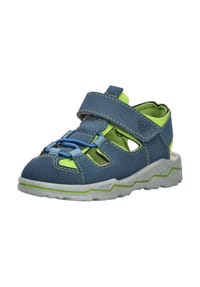PEPINO® - Lederimitat/Textil Halbschuhe - Blau/Grün