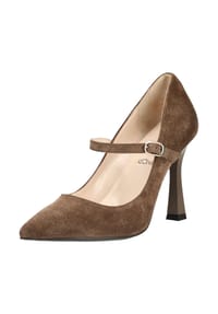 NeroGiardini - Veloursleder Pumps - Braun