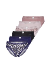 sloggi - Slip 6er Pack GO Crush - Cameo brown