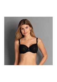 ROSA FAIA - Selma Bügel-BH, Spitzen-Details, stützend, für Damen - 001 SCHWARZ