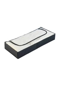 WENKO® - Unterbettkommode Deep Black - weiß/schwarz