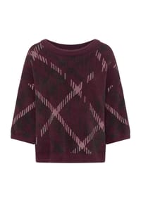 Street One - Pullover, 3/4-Arm, für Damen - 37820 RUSTIC ROUGE