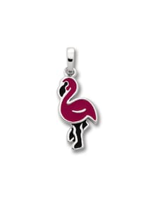 ONE ELEMENT Essential Line - Flamingo Anhänger aus 925 Silber - silber