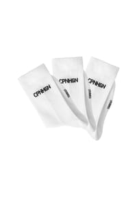 COPENHAGEN STUDIOS - Tennissocken, 3er-Pack - 974 3X WHITE