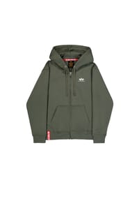 ALPHA INDUSTRIES® - Jacke Kapuzensweatjacke - grün