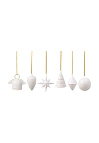 like. by Villeroy & Boch - Ornamente-Set Winter Glow 6er Set beige - beige