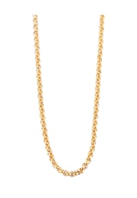 Adelia's Bold Style - Halskette – Erbskette aus Edelstahl 55 cm - gold