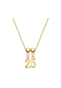 GLANZSTÜCKE MÜNCHEN - Glanzstücke München Schmuckset Zahl 25 Sterling Silber 50084195 - gelbgold