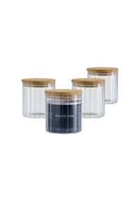 RitzenhoffAndBreker Vorratsgläser Linea 600 ml 4er Set transparent - LINEA - transparent
