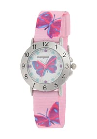 MANGUUN - Kinderuhr "140000016" - silber/rosa