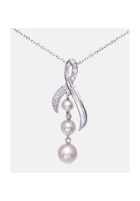 Diamant L'eternel - Kette mit Anhänger, mit Diamant, 375 Weißgold - white gold