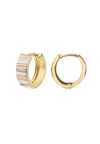 CELESTA® - Damen Creolen, 375er Gelbgold - GELBGOLD