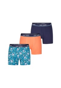 HAPPY SHORTS - Retro Pants Jersey - bordeaux-black-AOP