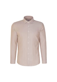 seidensticker - Flanellhemd Slim - beige (0023)