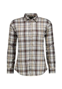 RAGMAN - Freizeithemd, Langarm, Under-Button-Down-Kragen, für Herren - 702 AQUA