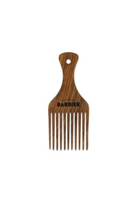 MONSIEUR BARBIER - Afro-Styling-Kamm aus Holz für Bart und Haare - 