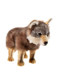 heunec® - Plüschtier, Wolf stehend - braun