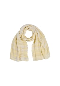 camel active - Softer Webschal aus Baumwollmix - Limonengelb