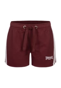 LONSDALE™ - Frauen Shorts CARLOWAY - Oxblood/White
