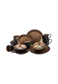 CreaTable Glamour Gold, Kombiservice 16-tlg - Glamour Gold - gold
