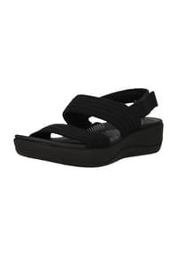 CLARKS® - Sandale Arla mit angenehm dämpfendem Fußbett - 1001 Black