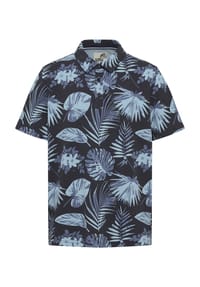 GLOBETROTTER - Poloshirt, Print, für Herren - NAVY