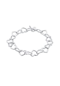 elli. PREMIUM - Armband Herz Heart Verschlungen 925 Silber - Silber