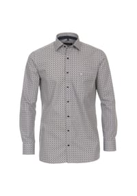CASAMODA - Herren Businesshemd Print Comfort Fit - Beige