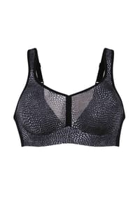 Anita ACTIVE - Damen Sport-BH - Air Control, Bustier, extra leicht, atmungsaktiv - 001 SCHWARZ