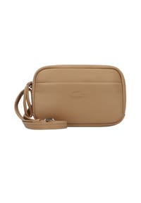 LACOSTE City Court - City Court Umhängetasche Leder 21.5 cm - warm beige