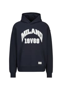 19V69 ITALIA - Oversized Hoodie QUENTINO COLLEGE - Cream
