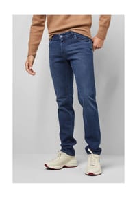 MEYER - Hose M5 Slim im Five Pocket - blau