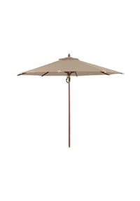 LOBERON - Sonnenschirm Brent taupe - taupe