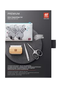 ZWILLING TWINOX® - Premium Baby und Kinder Maniküre Set 3tlg. in Weiß - SILBER