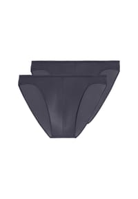 HOM - Mini Slip / Unterhose 2er Pack Plumes - Anthrazit