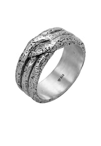 HAZE & GLORY - Ring Bandring Intertwined 925 Silber - Silber