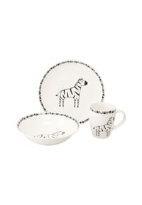 CreaTable - Safari Zebra, Kinder Set 3-tlg - Zebra