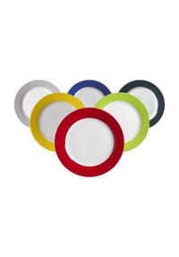 Ritzenhoff & Breker Speiseteller Doppio ø 27 cm 6er Set bunt - DOPPIO - bunt