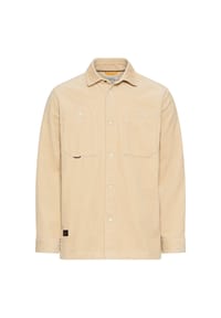 camel active - Cord Overshirt mit Druckknöpfen - Bernsteinrot