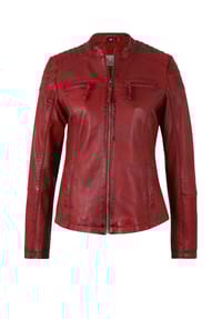 7eleven - Lederjacke Naomi in trendiger Optik - anthra