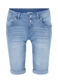 CARTOON - Jeans-Bermudas, Five-Pocket, für Damen - 8619 MID BLUE