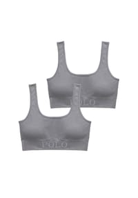 POLO RALPH LAUREN - Bustier Club Cotton - heather grey