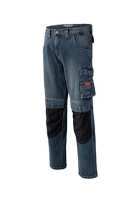 HERO BY JOHN MEDOOX® - CALGARY DENIM PRO WORKWEAR Herren Arbeits-Cargojeans lang - indigo vintage