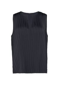 comma, - Blusentop, Split-Neck, für Damen - 5976 BLUE