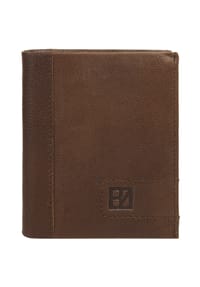 BODENSCHATZ - Geldbörse Echt Leder - braun